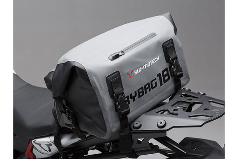 Bolsa trasera Drybag 180. 18 l. Gris/Negro. Impermeable.